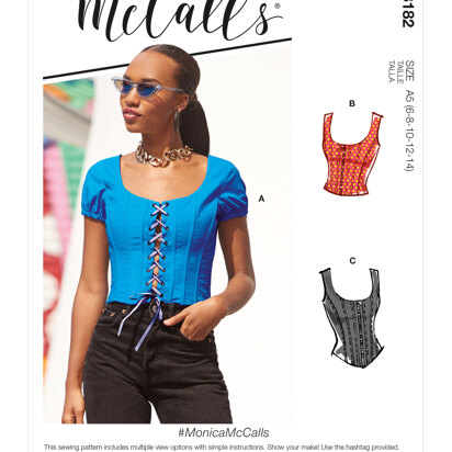 McCall's Misses' Tops M8182 - Sewing Pattern