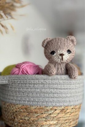 Little bear knitting pattern