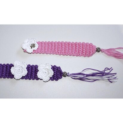 Crochet pattern bookmark