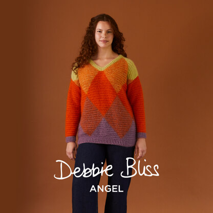 Debbie Bliss Diamond Argyle Sweater PDF