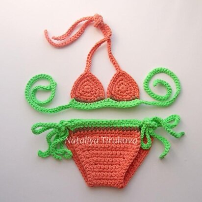 Baby Peach Bikini  Set