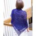 WEBS Emerging Designer #03 Pear Trellis Shawl - Crochet Pattern for Women in Valley Yarns 2/10 Merino Tencel