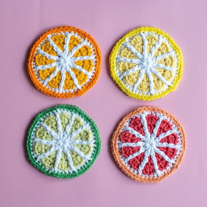 Citrus Fruit Coasters