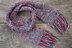 Knitting Pattern Christmas Melange Scarf