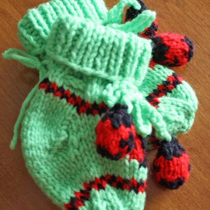 Lady Bug Baby Socks