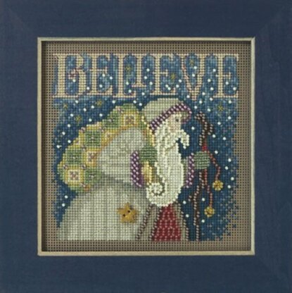 Mill Hill Believe Cross Stitch Kit - 12.5cm x 12.5cm