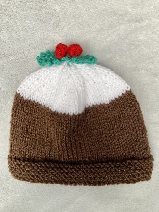 Christmas Pudding Baby Hat