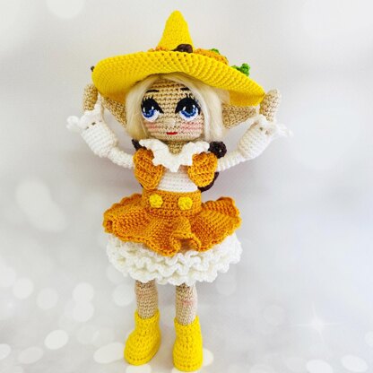 Amigurumi fairy Goldie