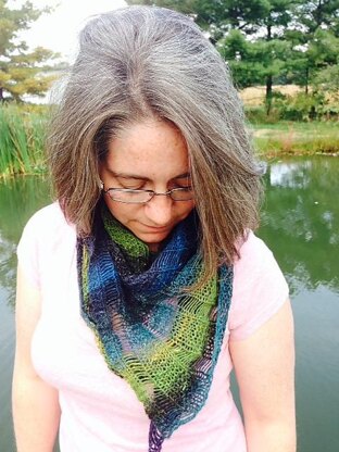 Drop Stitch Shawlette