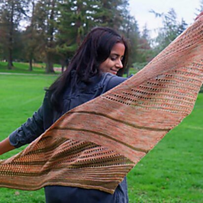 Laya Shawl - knitting pattern