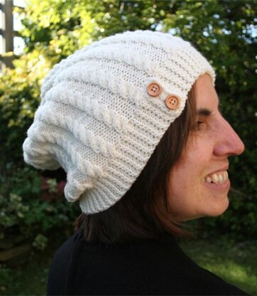 Winter Twist Slouchy Hat