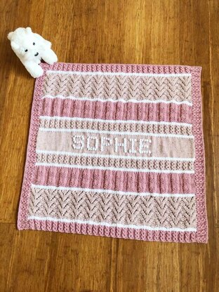 Personalised & Textured Blanket - ANY NAME!