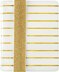 Webster's Pages Color Crush A5 Travel Notebook W/Journal - Gold Stripe