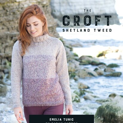 Emelia Tunic in West Yorkshire Spinners The Croft Shetland Tweed - DBP0057 - Downloadable PDF