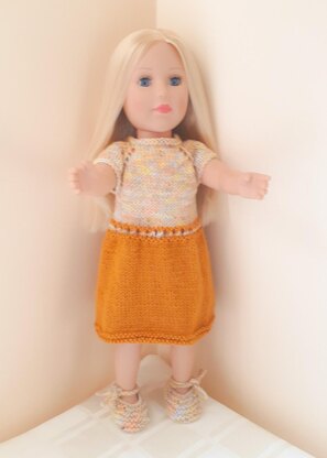 Sunlight Dress for Doll