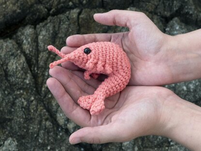 Amigurumi No-Sew Shrimp