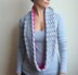 Double face infinity loop scarf