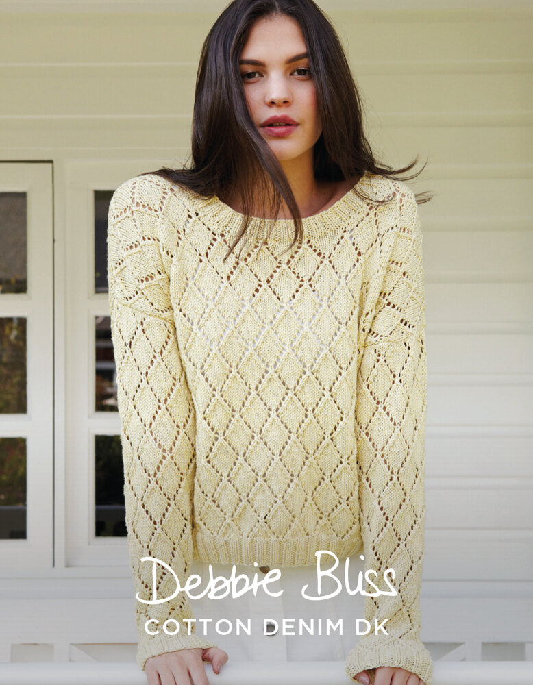 Debbie Bliss Hannah Jumper PDF at WEBS - Main Image