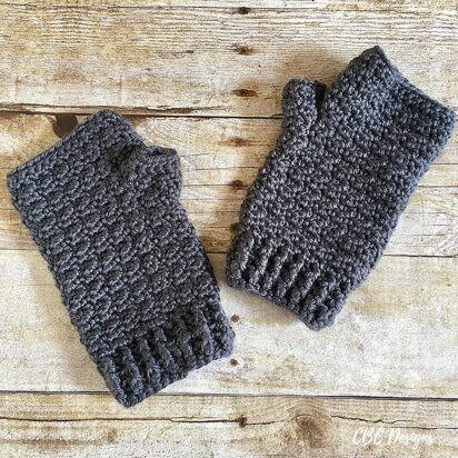 Lemon Peel Fingerless Gloves