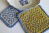 Persimmon Flower Woven Hot Pad & Coaster