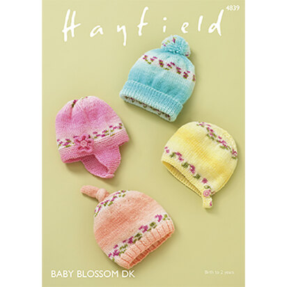 Hayfield 4839 Baby Hats