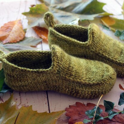 Knitting slippers for on sale beginners