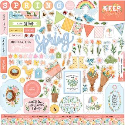Echo Park Paper My Favorite Spring Element Sticker