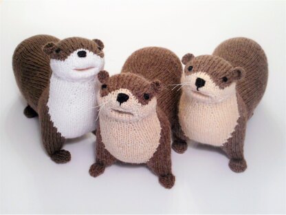 River Otter Knitting pattern by Sara Elizabeth Kellner LoveCrafts