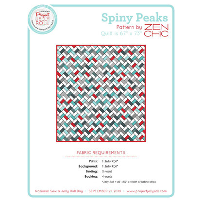 Moda Fabrics Spiny Peaks Quilt - Downloadable PDF