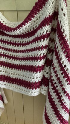 Blushing Beauty Rectangle Shawl