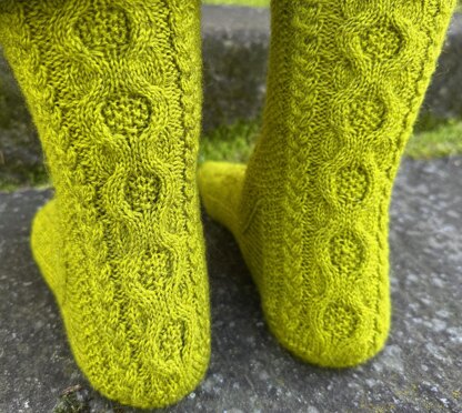 Grass Moon Socks