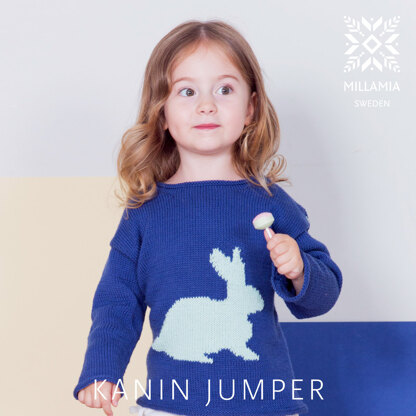 "Kanin Jumper" - Sweater Knitting Pattern in MillaMia Naturally Soft Cotton