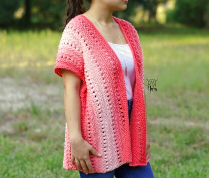 Coral Cardigan