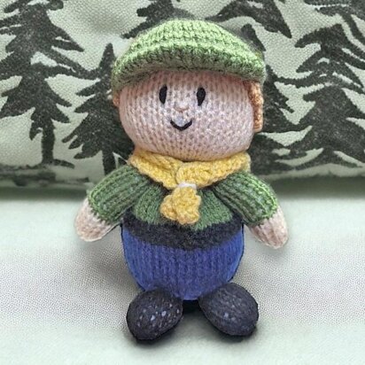 Scout chocolate orange cover / toy - knitting pattern