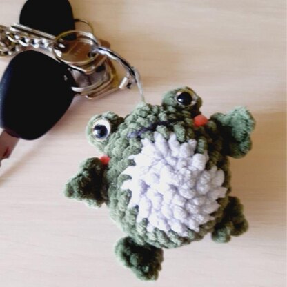 Crochet Frog Pattern , Pocket Size, Crochet Pattern Mini Frog Plushie, Bag  Charm, Car Decor, Keychain pattern Crochet pattern by marisabel