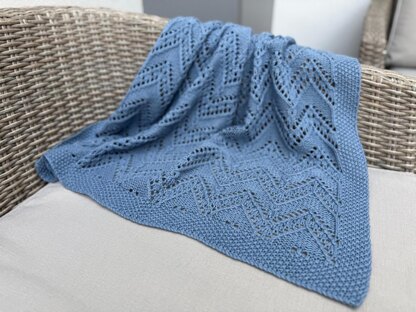 Chevron Cuddle Baby Blanket