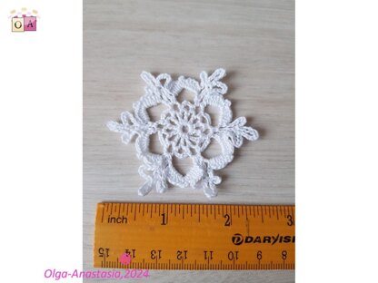 Crochet snowflake 95