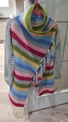 Blanket cardigan