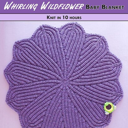 Whirling Wildflower - knitting pattern