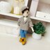 Crochet boy doll pattern, amigurumi boy pattern, crochet doll with clothes, Paul boy doll