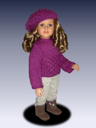 Knitting pattern fits My Twinn, 23 inch dolls, My BFF 643