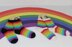 Childrens Simple Rainbow Socks Circular