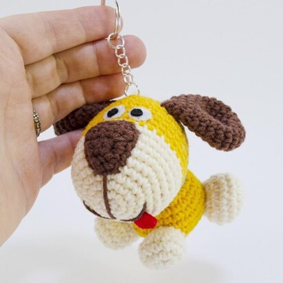 Amigurumi Puppy Dog Keychain