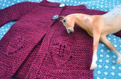 Knitting School Dropout Greenfield Baby Cardigan PDF