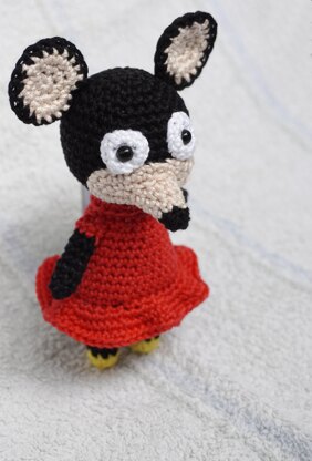 Häkelanleitung Amigurumi Maus Juno