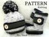 Pattern Knitted Baby Hat Baby Booties with Belt Baby Boy Baby Girl