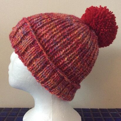 Kaleidoscope ribbed hat