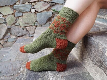 Crimson Forest Socks