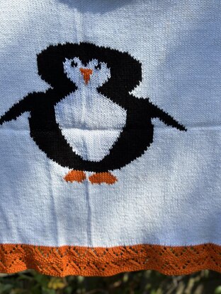 Penguin Baby Blanket