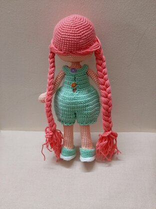 Crochet doll pattern, Tara doll, Crochet amigurumi pattern, crochet doll